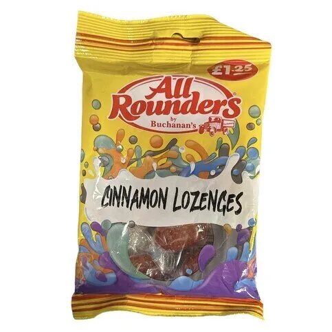 All Rounders Sweets 110g - CINNAMON LOZENGES