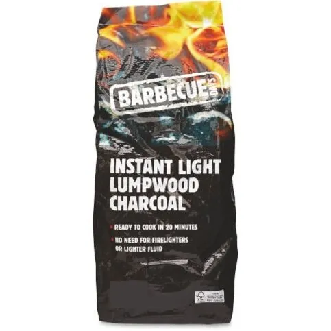Barbecue Days Instant Light Lumpwood Charcoal 2kg