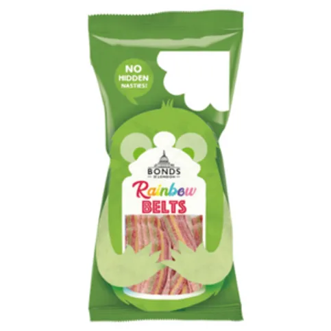 Bonds Fizzy Rainbow Belts 40g
