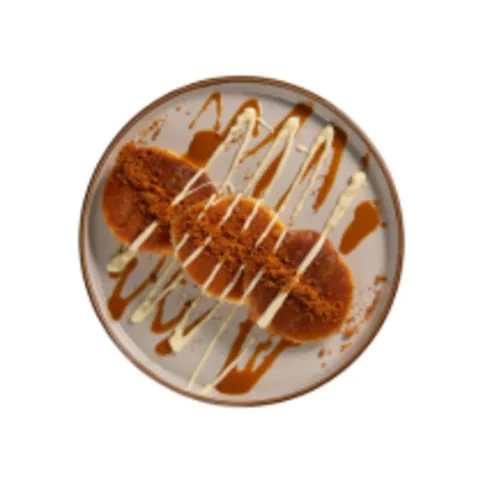 Biscoff Protein Pancake Stack 