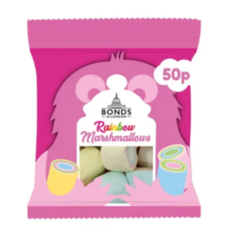 Bonds Rainbow Marshmallows 50g