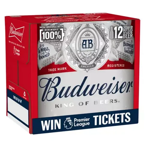 Budweiser 12 Pack
