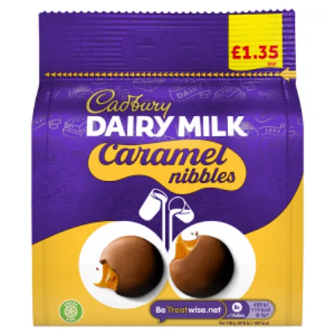 Cadbury Dairy Milk Caramel Nibbles 95g