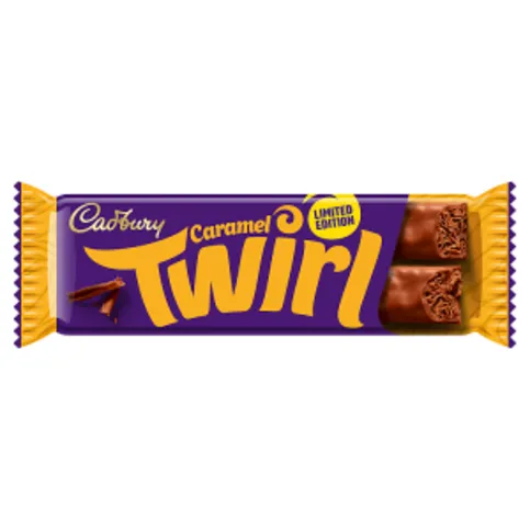 Cadbury Twirl Caramel Flavour Bar 43g