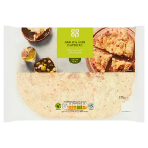 Co-op Garlic & Herb Flatbread 225g
