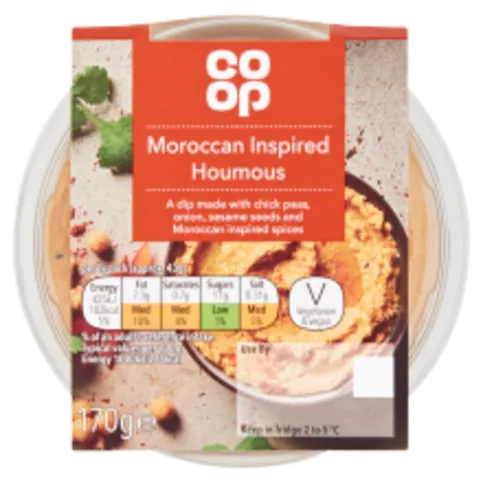 Co-op Moroccan Inspired Houmous 170g