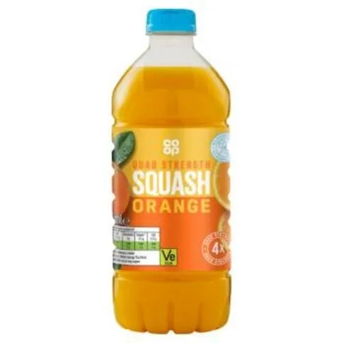 Co-op Orange Squash 750ml