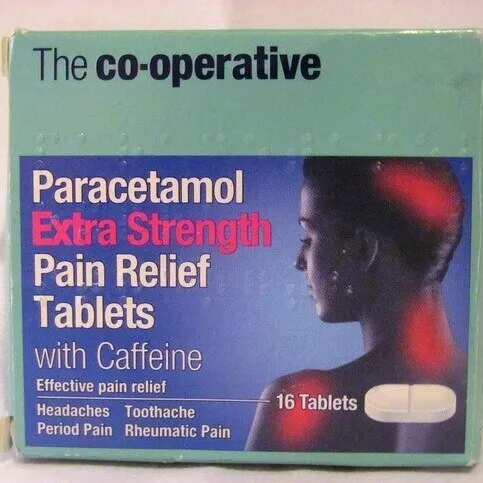 Co-op Extra Strength Pain Relief Paracetamol Tablets 16s