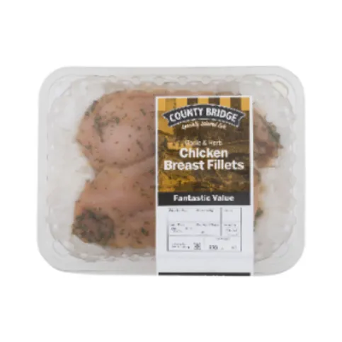County Bridge Garlic & Herb Chicken Breasts 300g