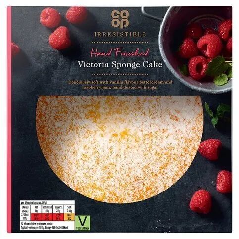 Co-op Irresistible Victoria Sponge Cake