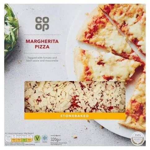 Co-op Stonebaked Margherita Pizza 320g