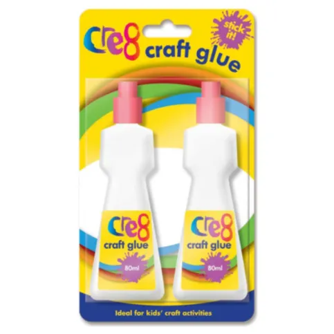 Cre8 Craft Liquid Glue 80ml 2 Pack