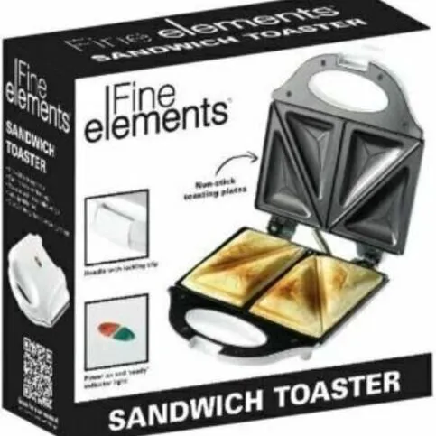 Fine Elements 2 Slice Sandwich Toaster
