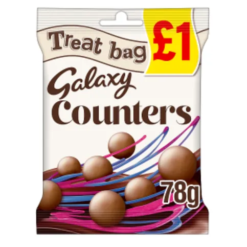 Galaxy Counters Chocolate Treat Bag 78g