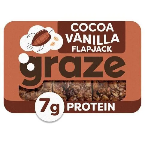 Graze Cocoa Vanilla Protein Flapjack 53g