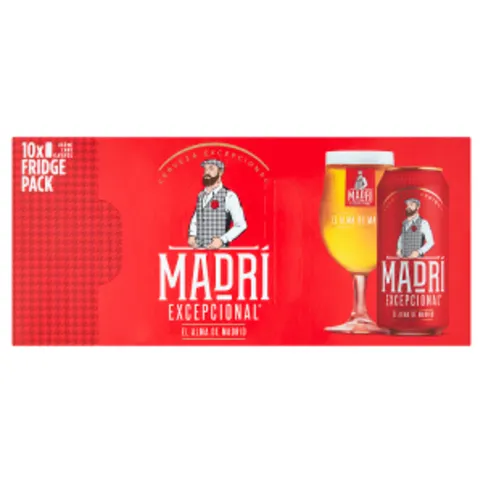 Madri Excepcional  Spanish Lager 10 440ml