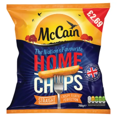 Mccain Home Chips Straight Pmp 2.69 700g