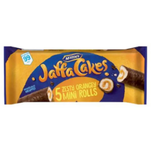 McVitie's Jaffa Mini Rolls Cake Bars 5 Pack