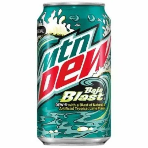 Mountain Dew Baja Blast Tropical Citrus Punch 330ml