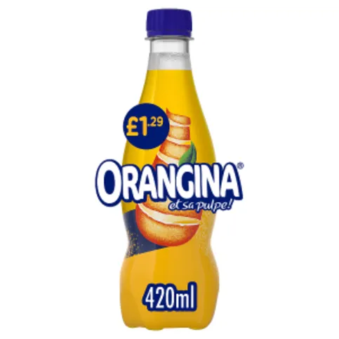 Orangina Sparkling Fruit Drink Orange 420ml