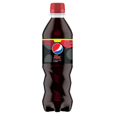 Pepsi Max Raspberry No Sugar Cola Bottle 500ml