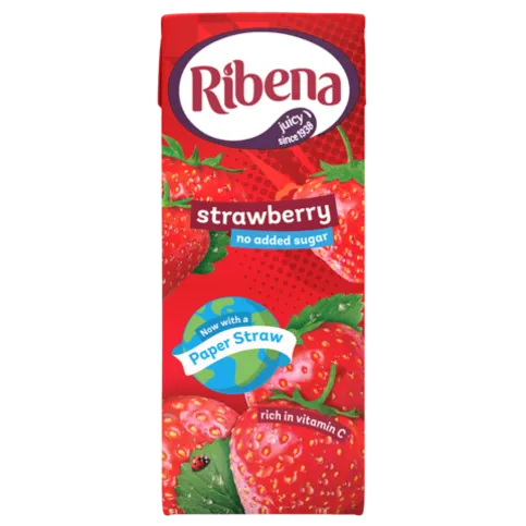 Ribena Strawberry No Added Sugar 250ml