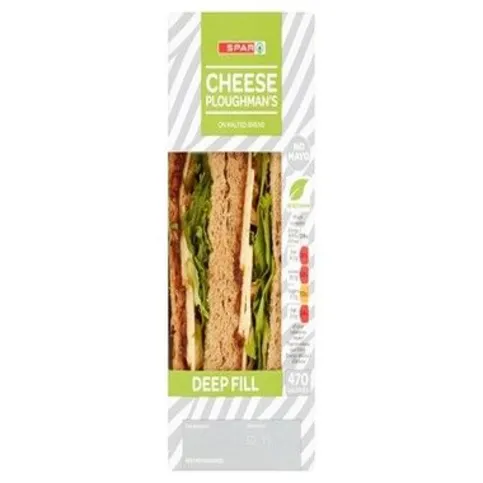 Spar Deep Fill Cheddar Ploughmans Sandwich