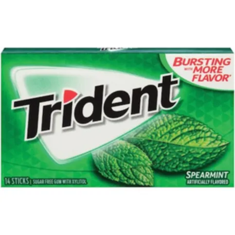 Trident Spearmint Gum 14 Pack