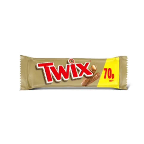 Twix Caramel & Milk Chocolate Fingers Biscuit Snack Bar 50g