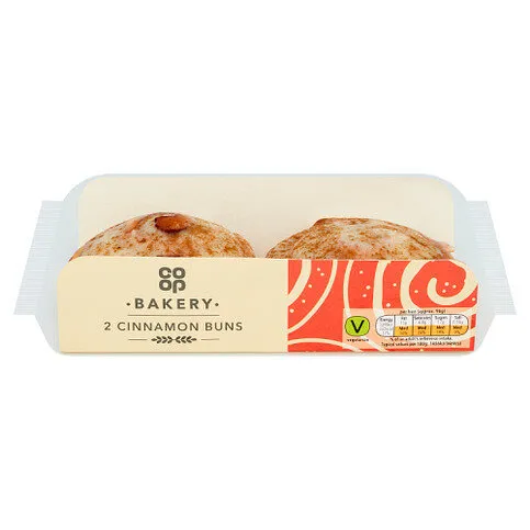 Co-op Bakery 2 Cinnamon Buns