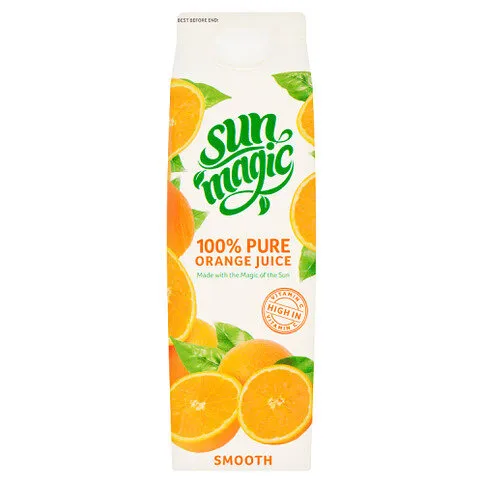 Sunmagic 100% Pure Orange Juice Smooth 1L