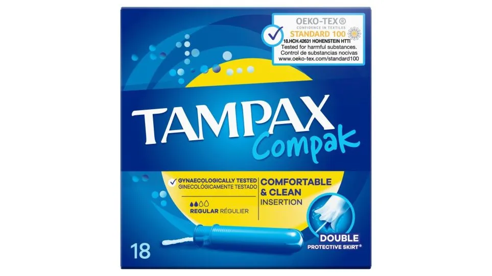 Tampax Compak Regular 18's