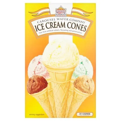 Carousel Wafer Company Ice Cream Cones