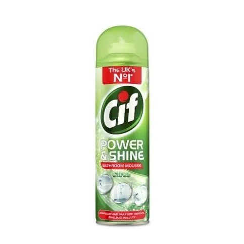 Cif Power & Shine Mousse Bathroom Cleaner Citrus 500 ml