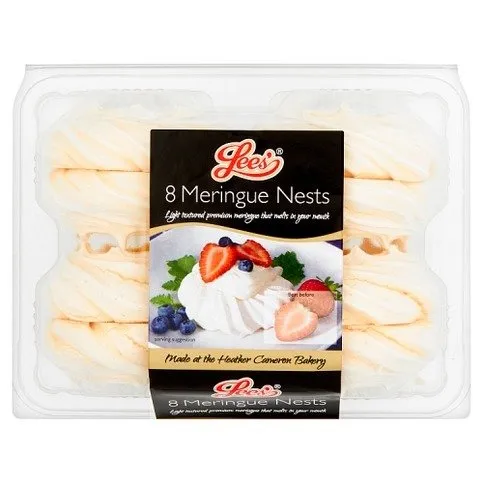 Lees' 8 Meringue Nests