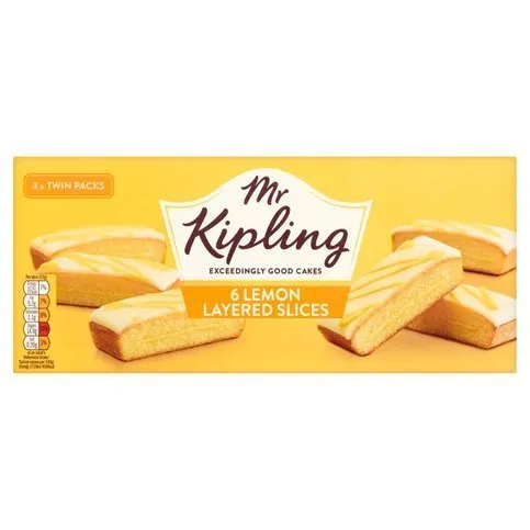 Mr Kipling 6 Lemon Layered Slices