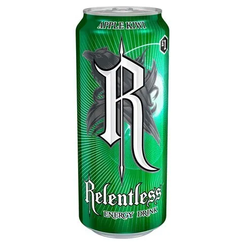 Relentless Apple & Kiwi Energy Drink 500ml