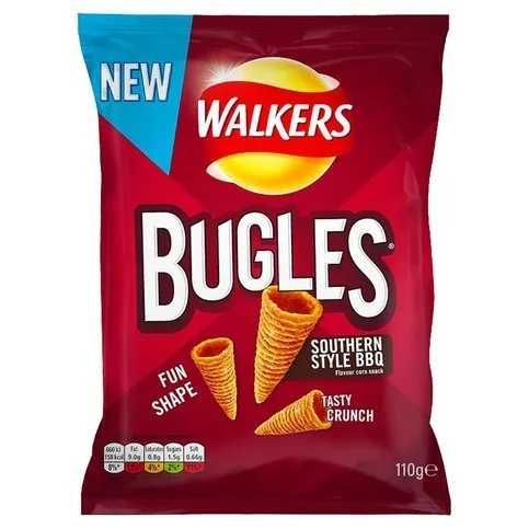 Walkers Bugles Southern Style BBQ Sharing 110g