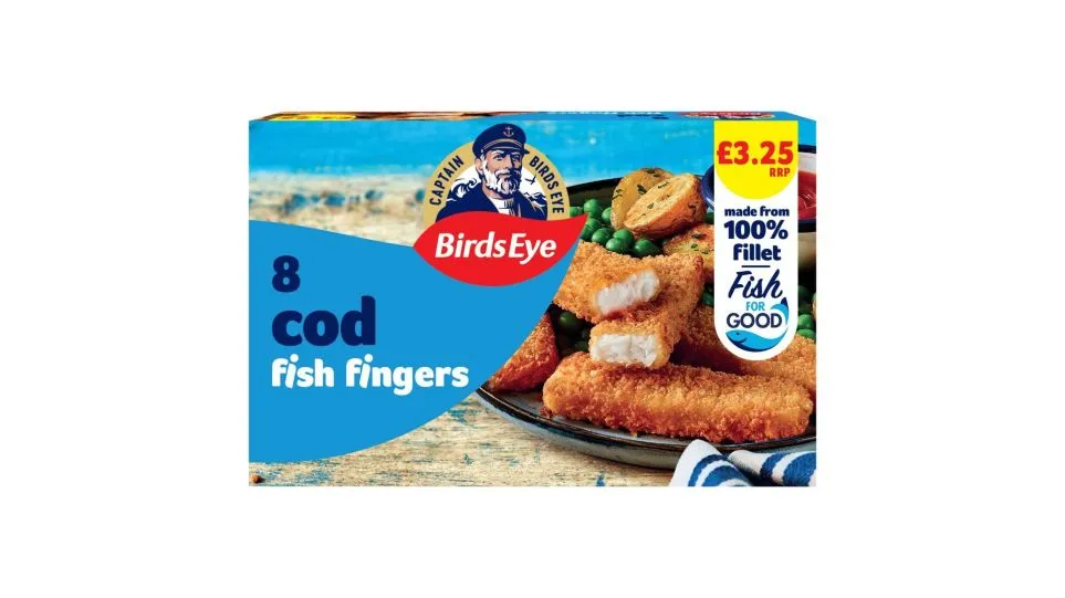 Birds Eye 8 Cod Fish Fingers 224g