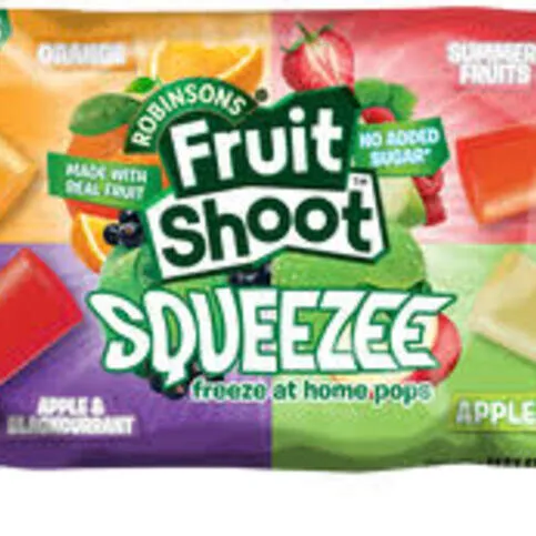 Fruit Shoot Squeeze Ice Pops 18pk
