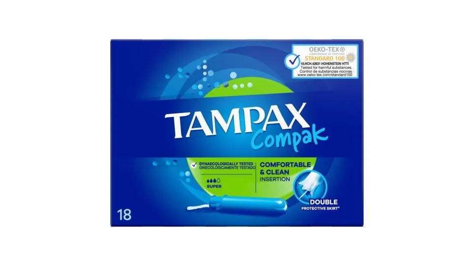 Tampax Compak Super 18's