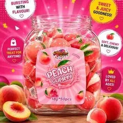 Jellylicious peach Gummy