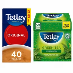 Tetley Tea Bags 40 Pack -  Any 2 for £3.00