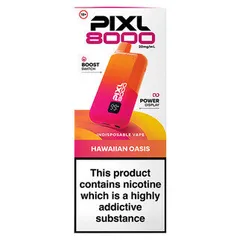 Pixl 8000 Hawaiian Oasis Indisposable Vape 20mg/ml Kit