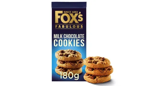 Fox's Milk Chocolate Choc Chunk Cookies 180g