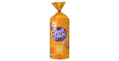 Snack A Jacks Jumbo Caramel Rice Cakes 159g