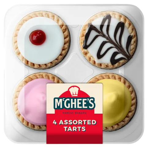 Reduced - McGhee's 4 Assorted Tarts