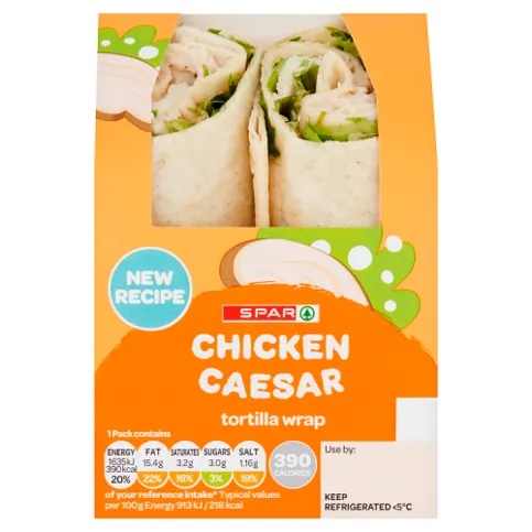 Reduced - Spar Chicken Caesar Tortilla Wrap