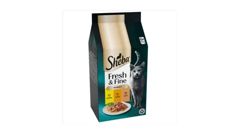 Sheba F&Fine Poultry Selection in Gravy 50g 6 pack