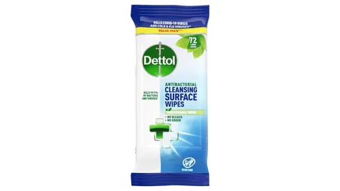 Dettol Cleansing Surface Wipes 72's